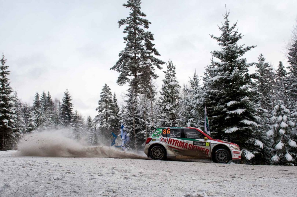 Johan Kristoffersson / Patrik Barth, ŠKODA FABIA R5, Kristoffersson Motorsport. Rally Sweden 2016