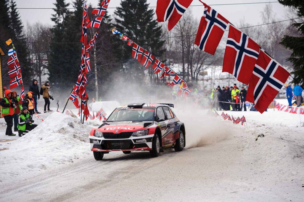 Hubert Ptaszek / Maciej Szczepaniak, ŠKODA FABIA R5, The Ptock. Rally Sweden 2016