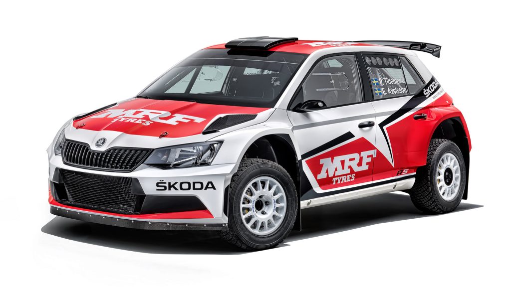 ŠKODA FABIA R5, Model Year 2015. Team ŠKODA MRF