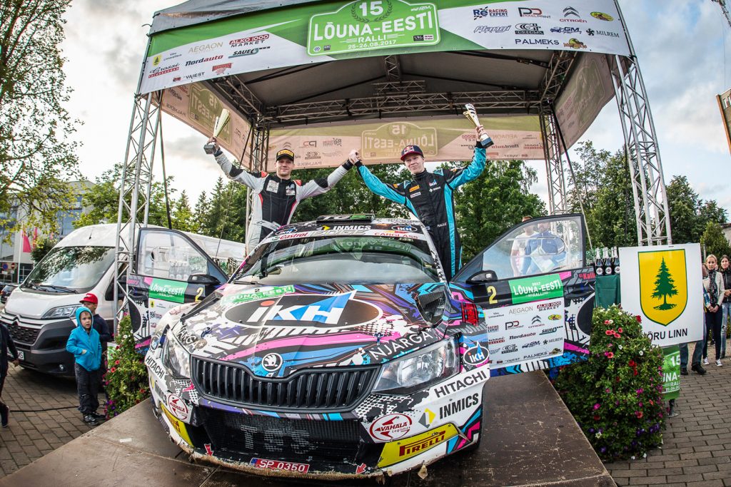 Kalle Rovanperä / Jonne Halttunen, ŠKODA FABIA R5, TGS Worldwide OU. Lõuna-Eesti Ralli 2017