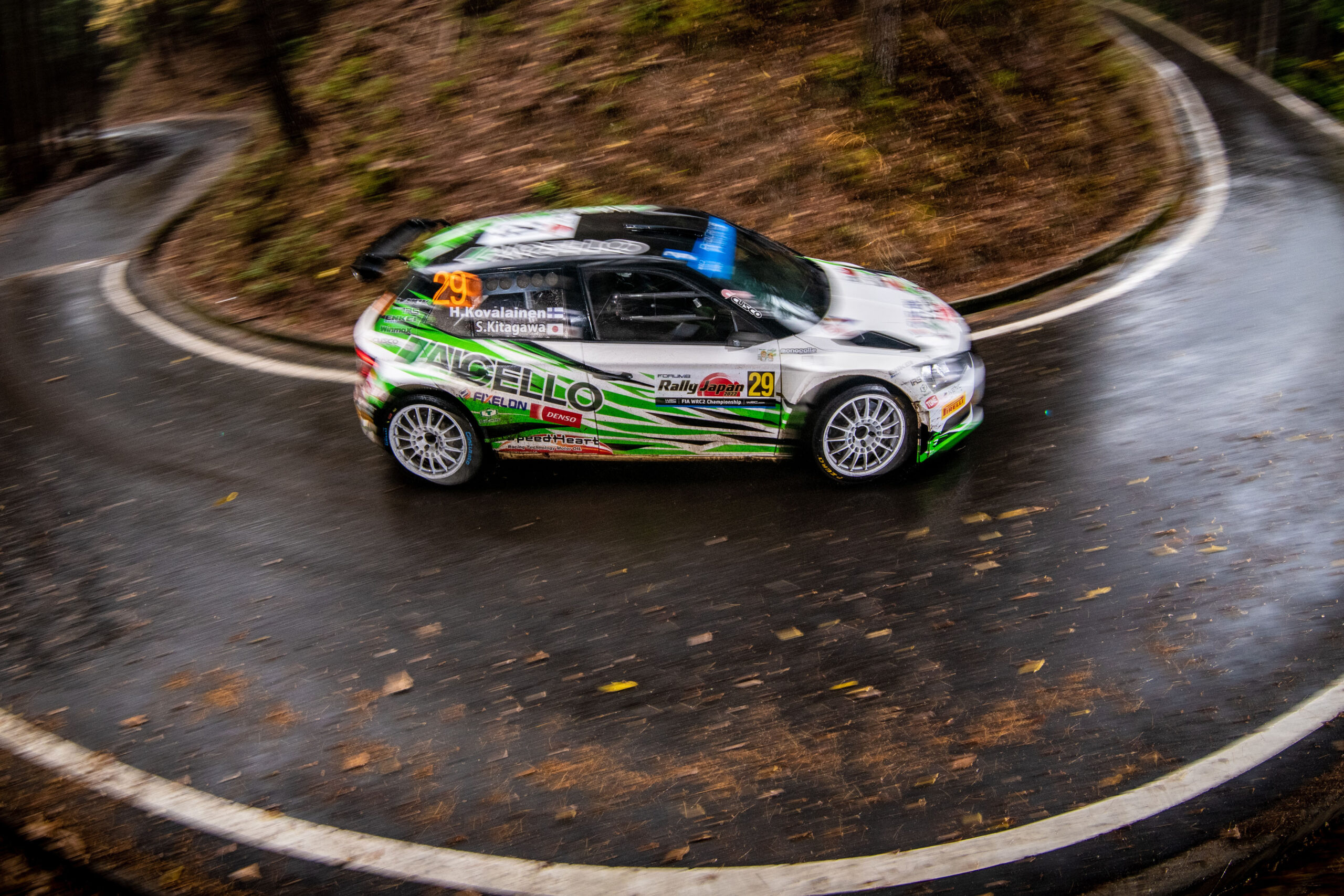 Rally Japan: Ex-Formula 1 racer Heikki Kovalainen chases WRC2 glory at the  wheel of a Škoda Fabia – Škoda Motorsport