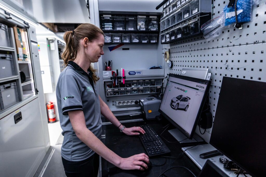 Škoda Motorsport truck: a load of parts to support customers