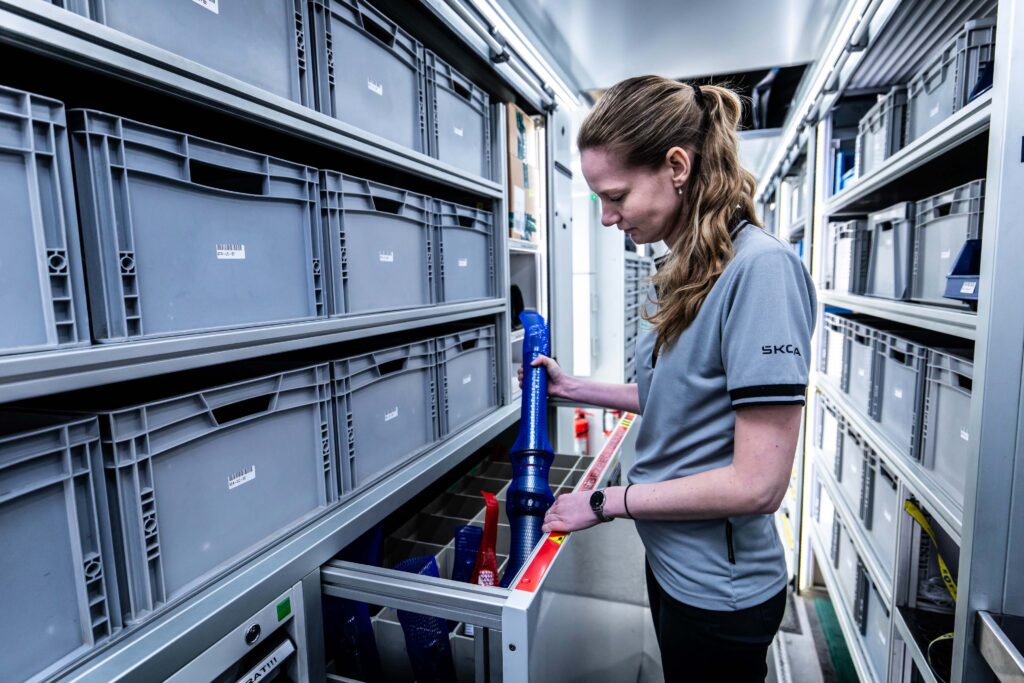 Škoda Motorsport truck: a load of parts to support customers