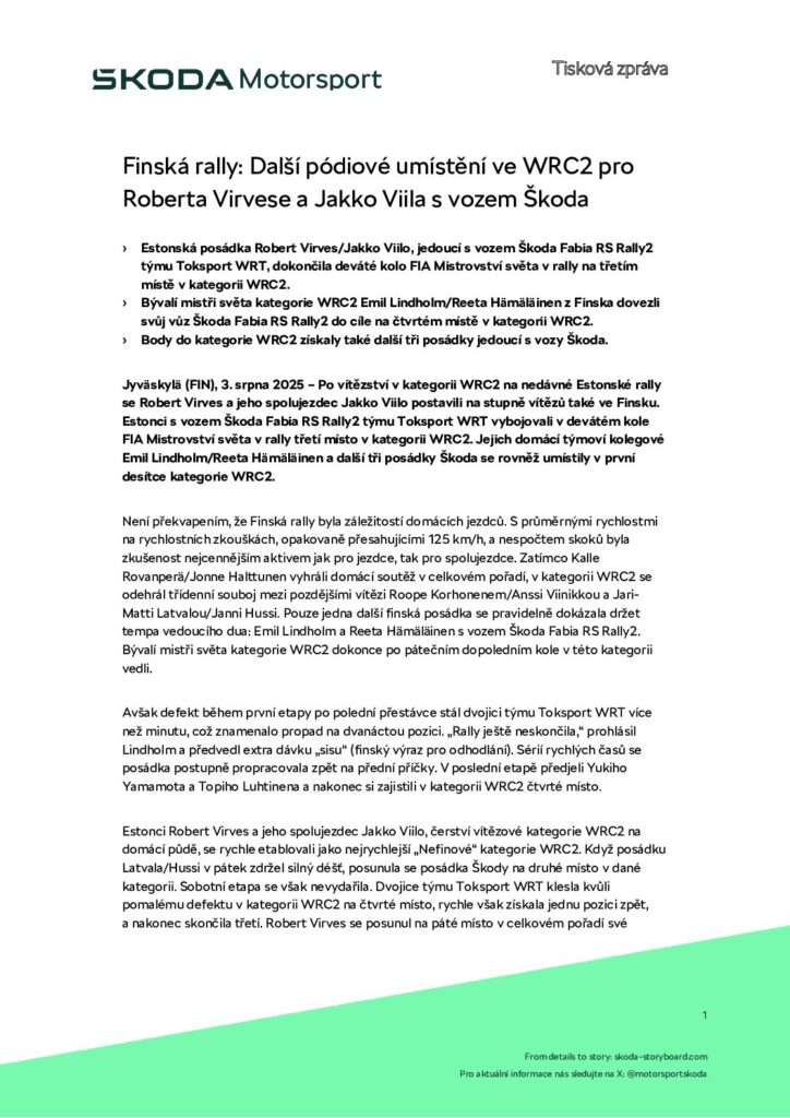 Finska-rally-Dalsi-podiove-umisteni-ve-WRC2-pro-Roberta-Virvese-a-Jakko-Viila-s-vozem-Skoda