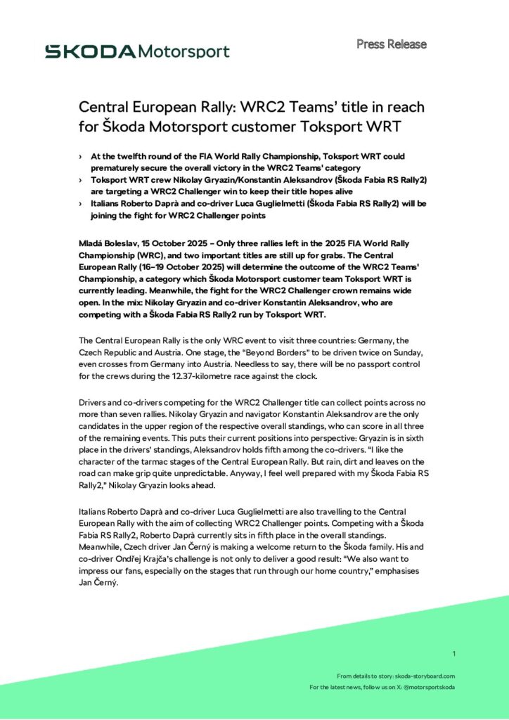 Central-European-Rally-WRC2-Teams-title-in-reach-for-Skoda-Motorsport-customer-Toksport-WRT