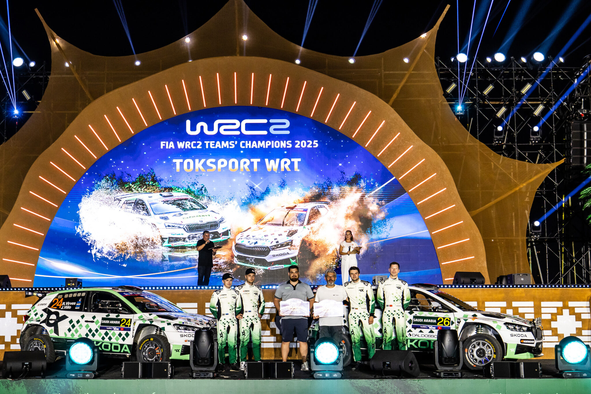 Rally Saudi Arabia: Multiple titles and victories for Škoda Motorsport ...