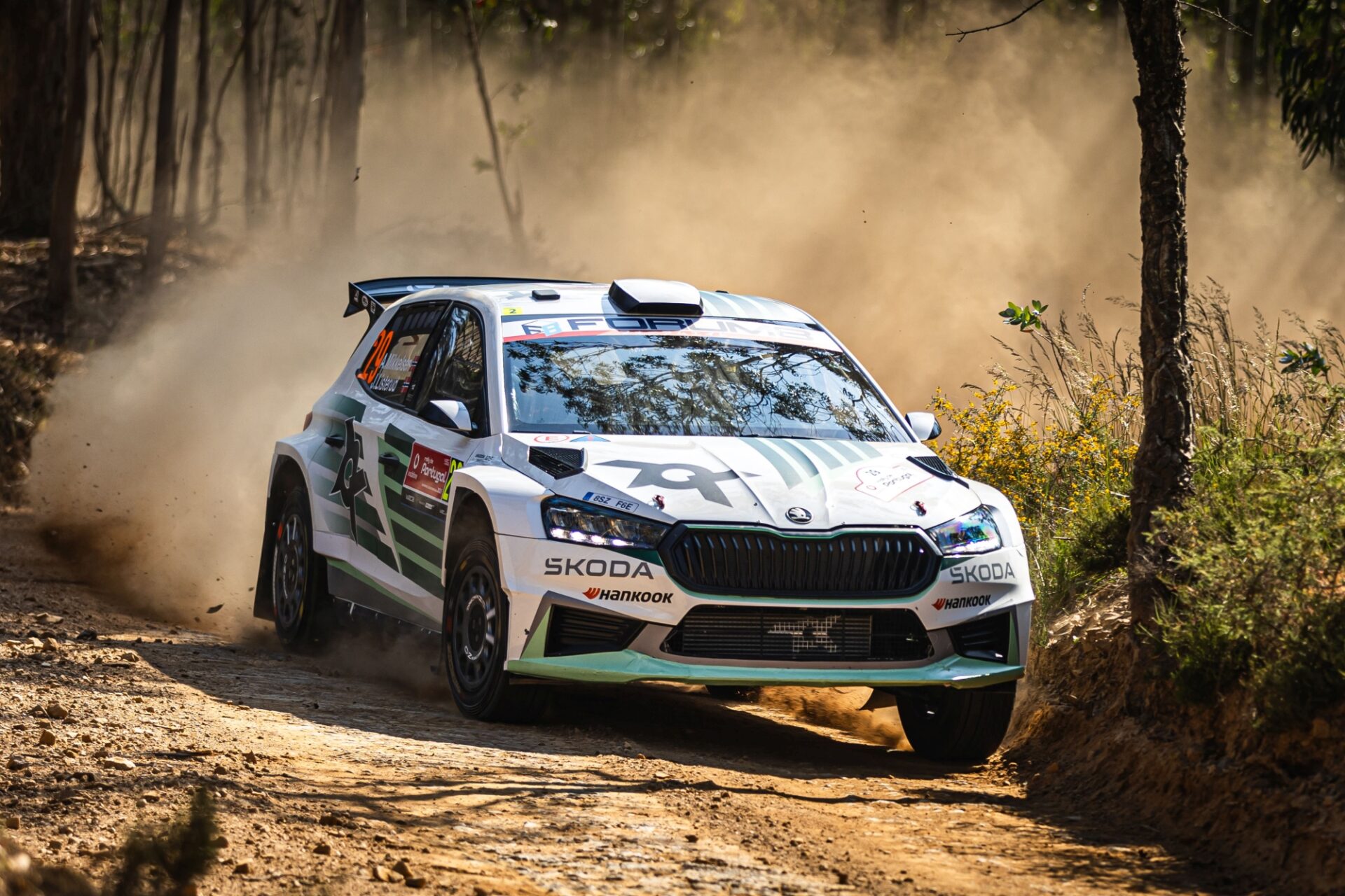 Rally de Portugal: Škoda Fabia RS Rally2 crew from Norway achieves WRC2 podium position