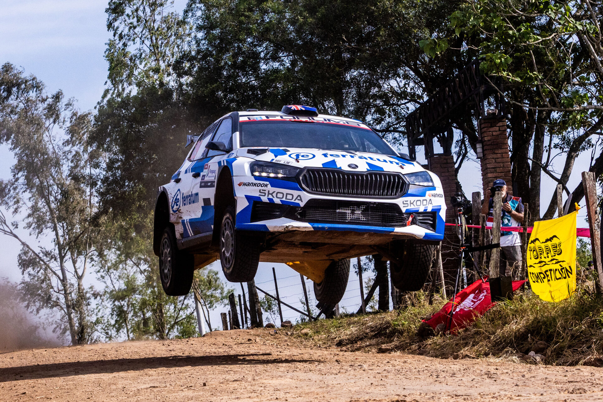Rally del Paraguay: Australian crew finishes fourth in WRC2 at their Škoda Fabia RS Rally2 debut