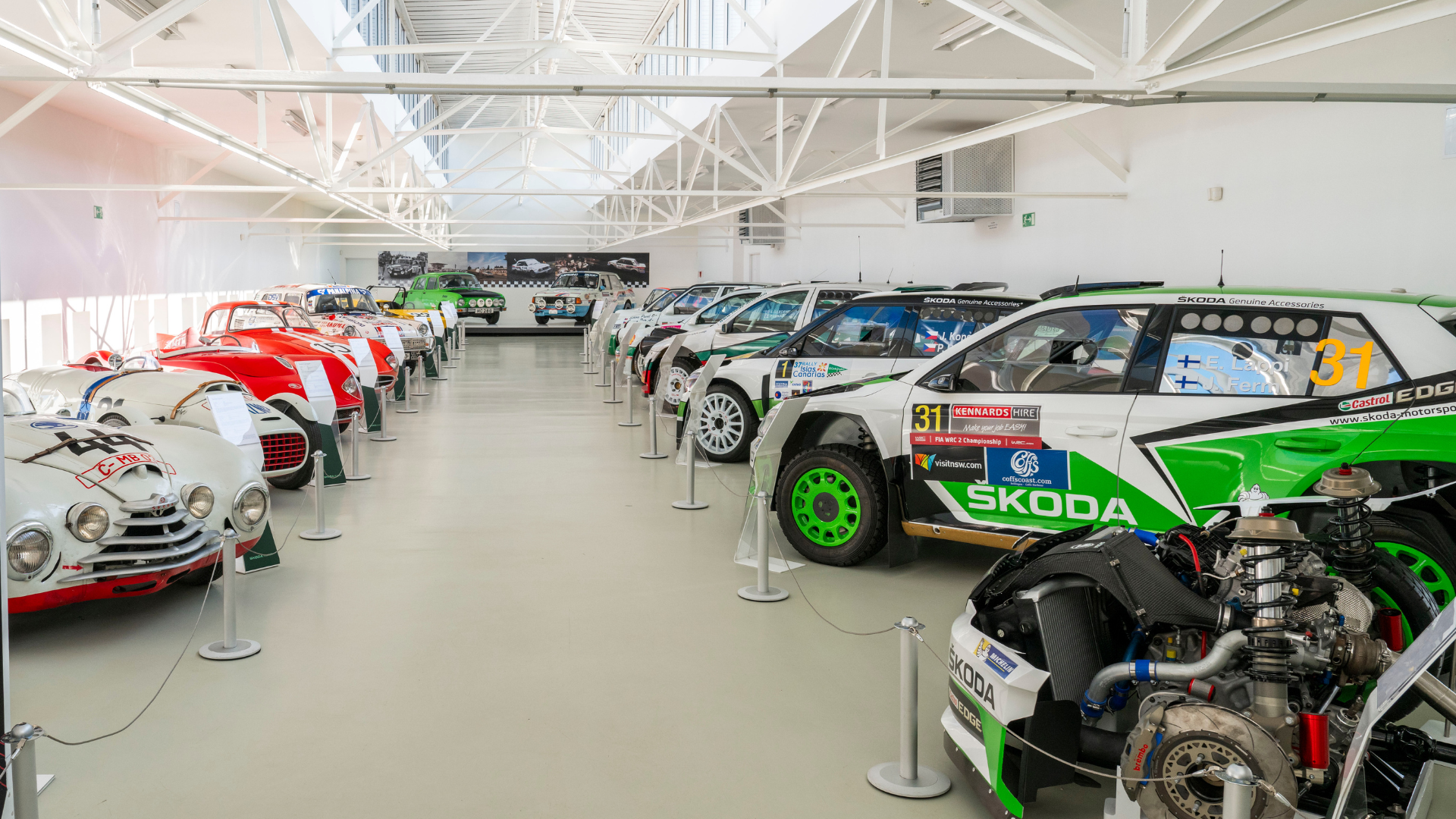 A rally champion invites you to the museum. Celebrate 125 years of Škoda Motorsport