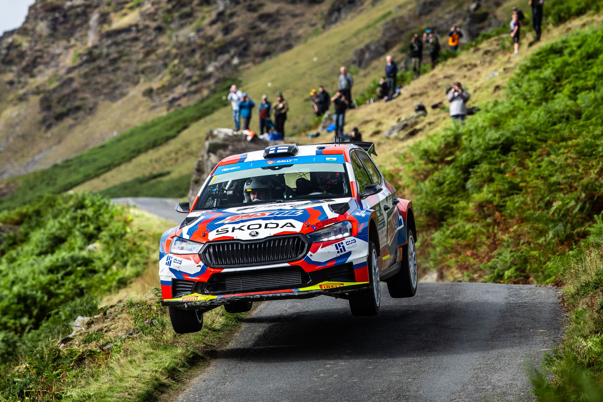 Rali Ceredigion: Posádka s vozem Škoda Fabia RS Rally2 vyhrála ve FIA Mistrovství Evropy v rally 2026*