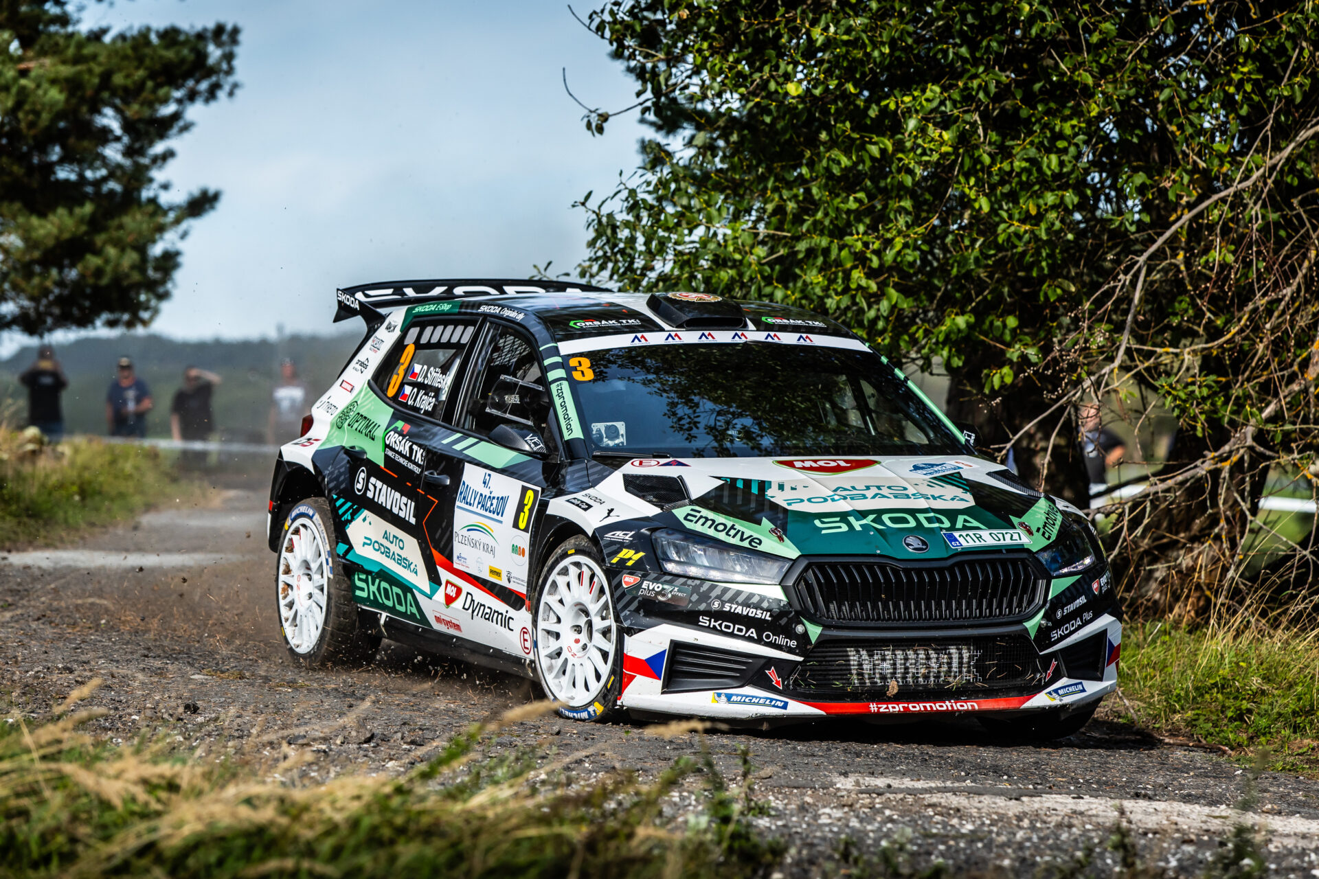 Dominik Stříteský s vozem Škoda Fabia RS Rally2 z Auto Podbabská Škoda Teamu se stal mistrem ČR